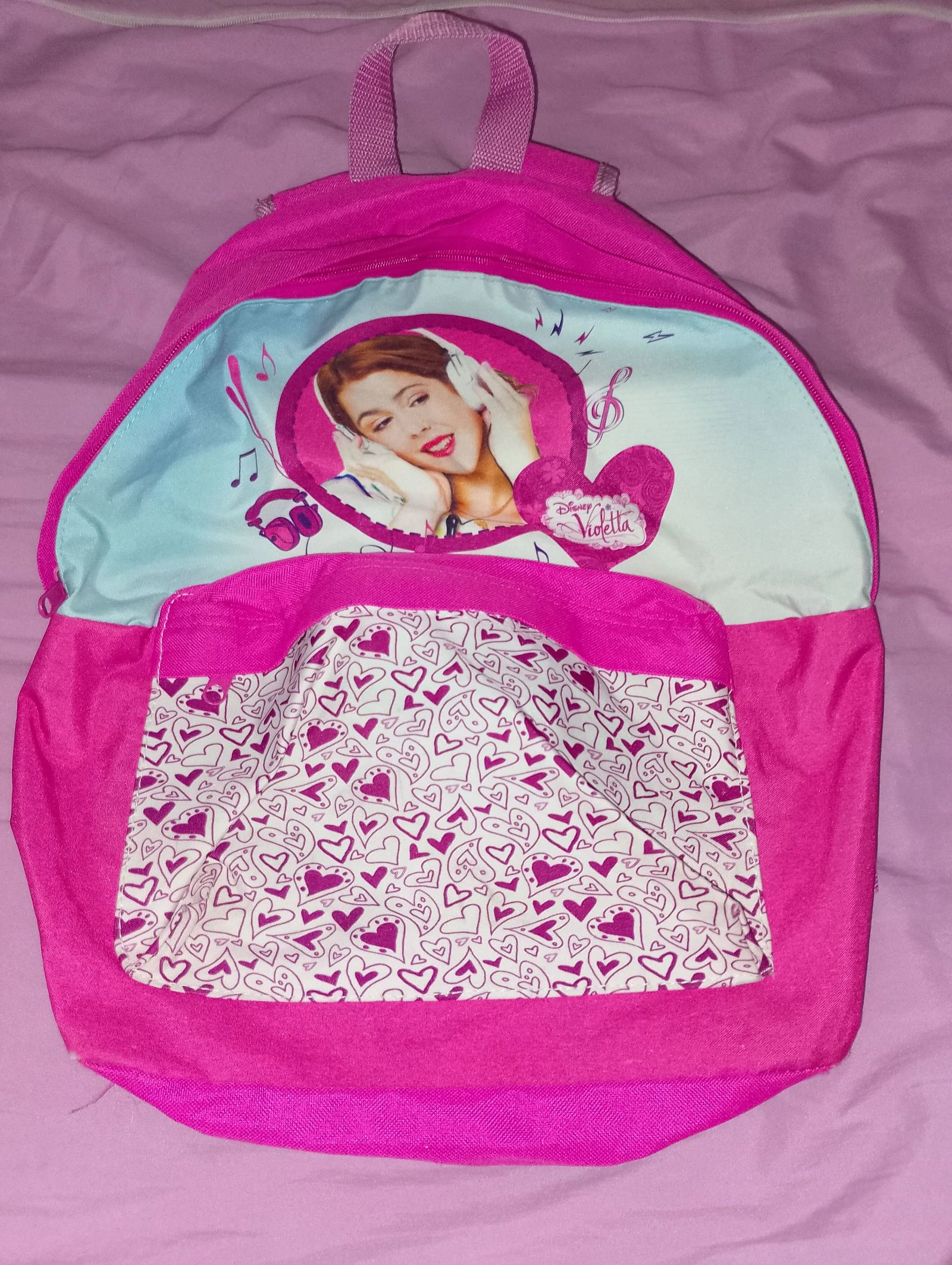 Sac à dos Disney Violetta rose